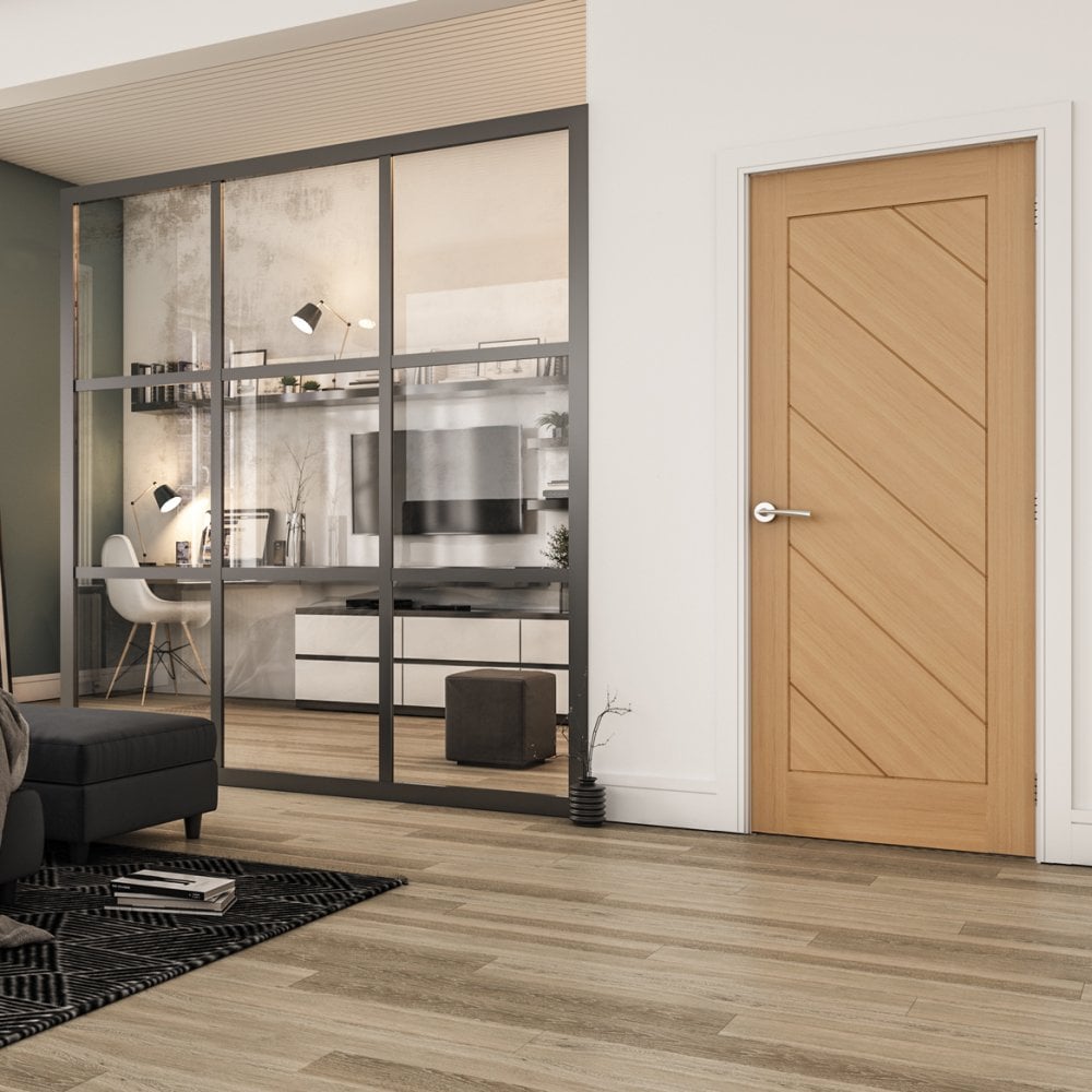 35TORXFSC Internal Oak Fully Finished Torino 6P Door