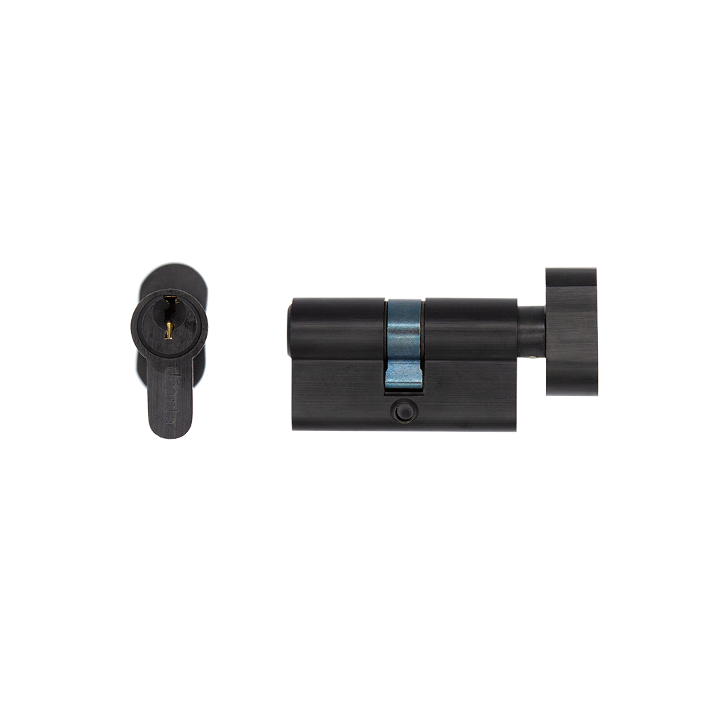 Cylinder lock matt black