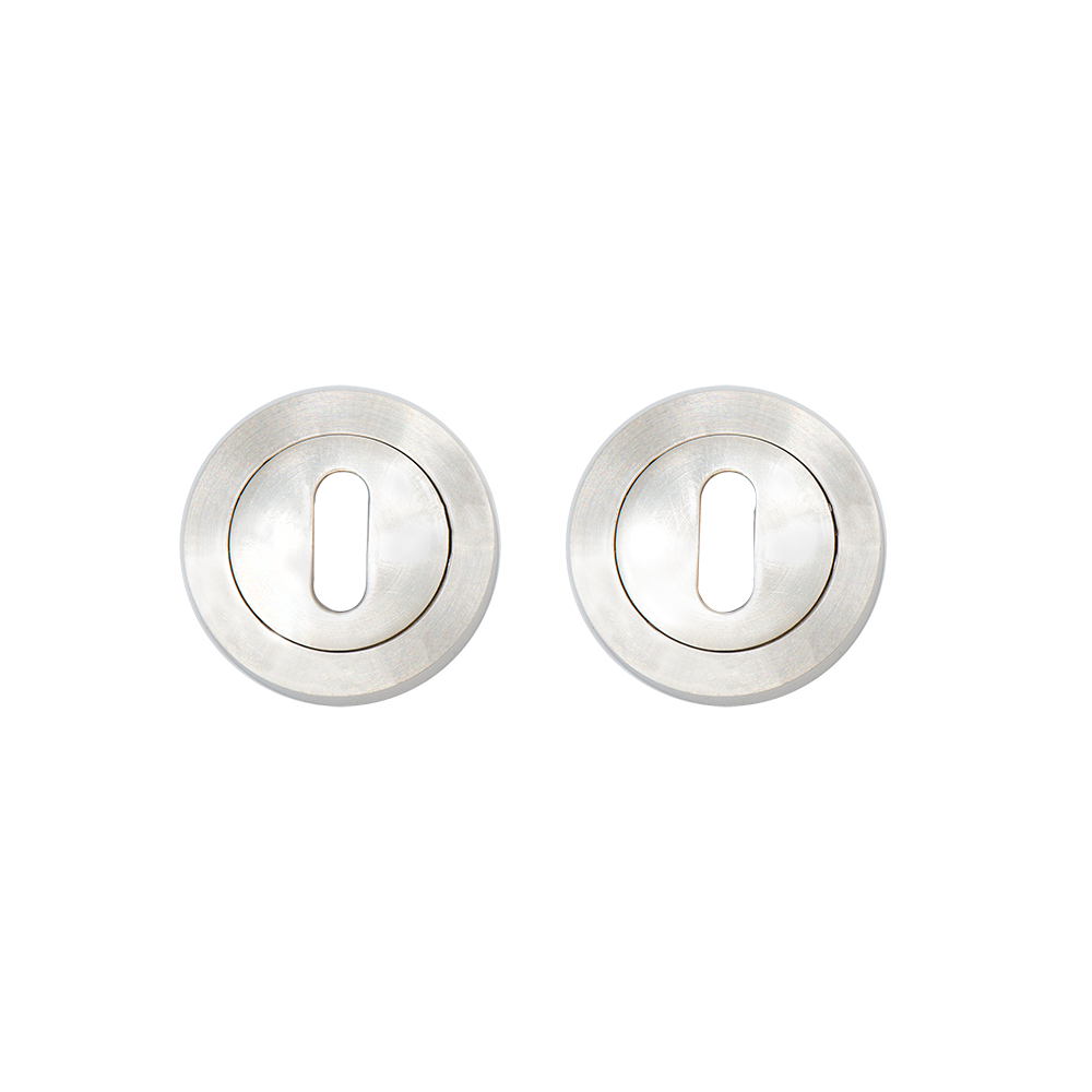 Round escutcheons satin