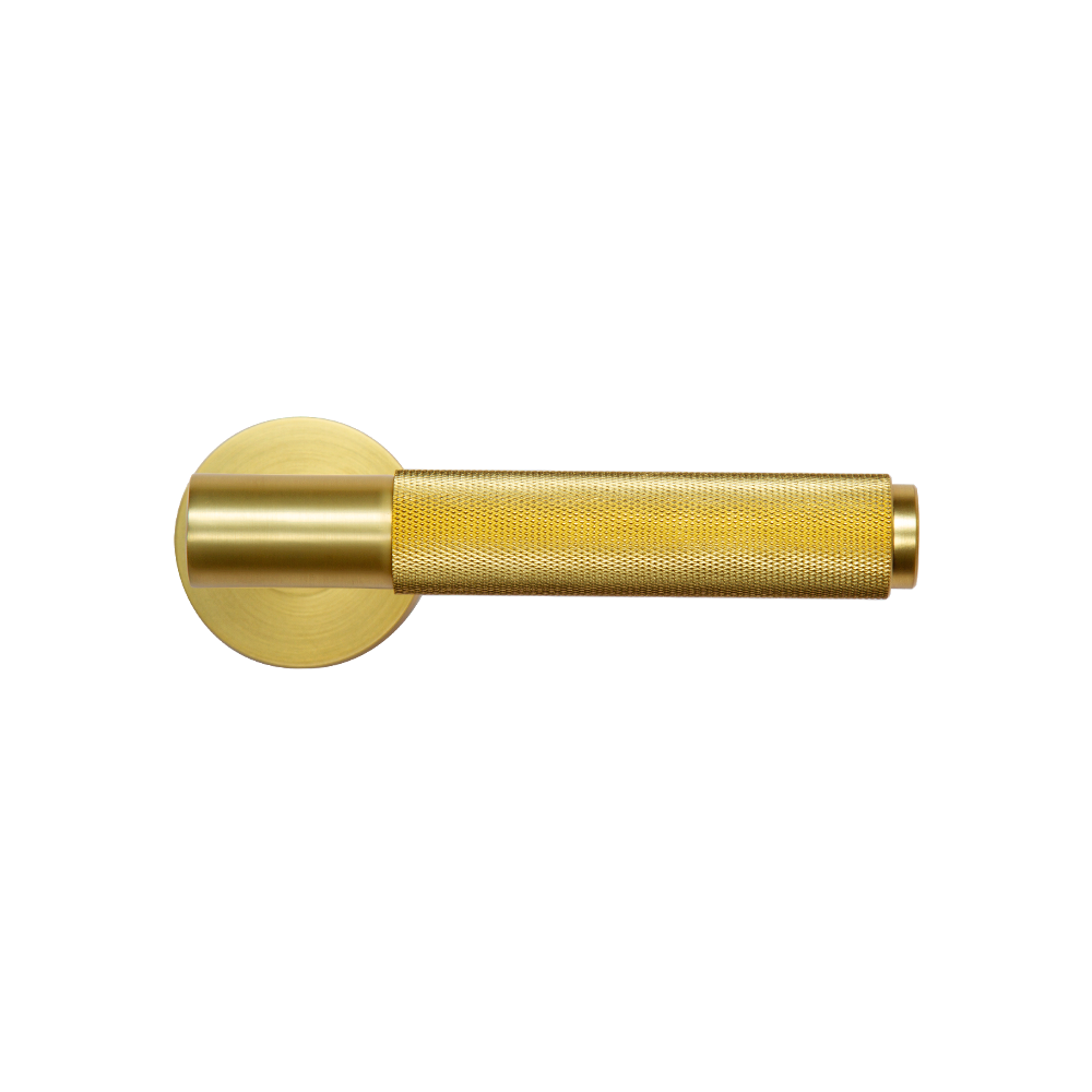 Sparta satin brass front view web 1000X1000px