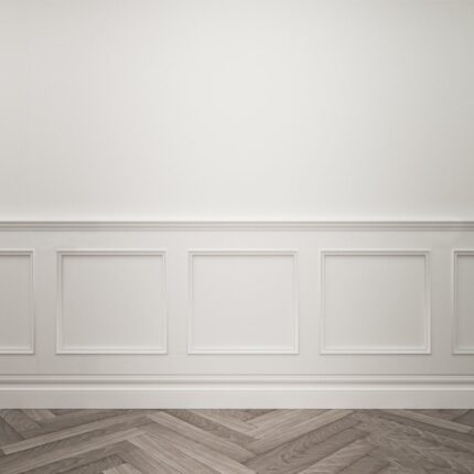 Balmoral White Primed Wall Panelling