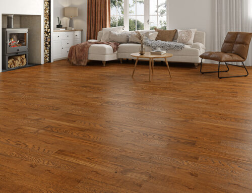 125mm x 10/2mm Golden Oak Brushed & Oiled Engineered Wood Flooring