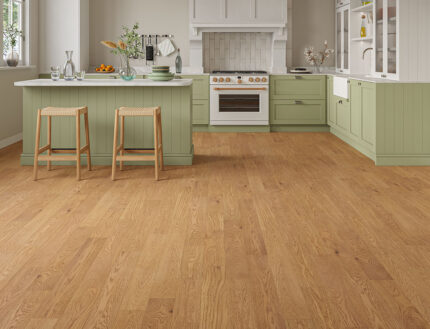125mm x 10/2mm Natural Oak Brushed & Lacquered Engineered Wood Flooring